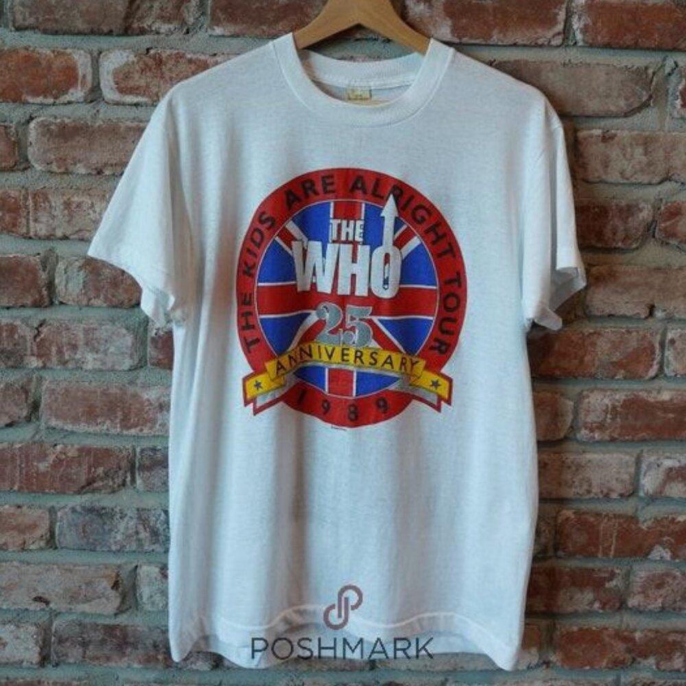 1989 The Who The Kids Are Alright Tour 80S 90S Band Shirt T Shirt